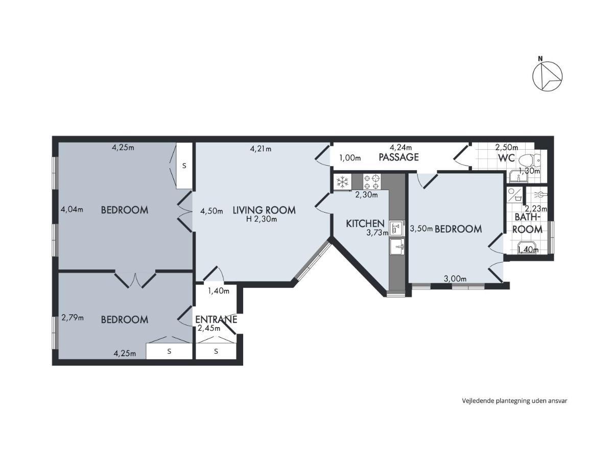 קופנהגן Sanders Stage - Endearing Three-Bedroom Apartment Near Nyhavn מראה חיצוני תמונה